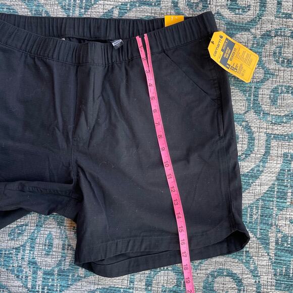 Carhartt Women's B56189 Force Ripstop Work Shorts Black - Size XL - Picture 7 of 11